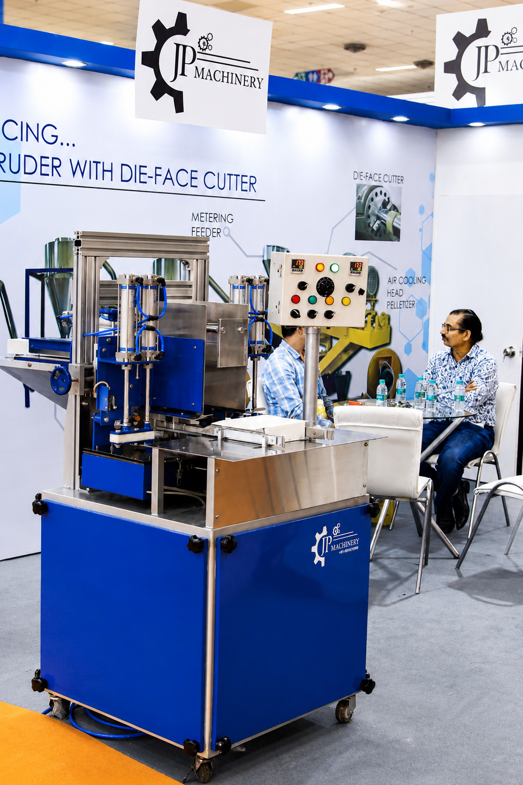 JP Machinery booth at Cable & Wire Fair 2019, Delhi