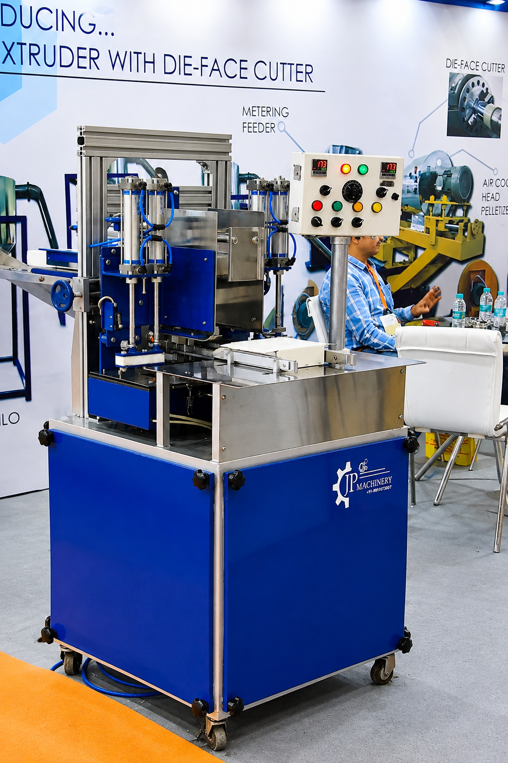 JP Machinery product showcase at Cable & Wire Fair 2019, Delhi